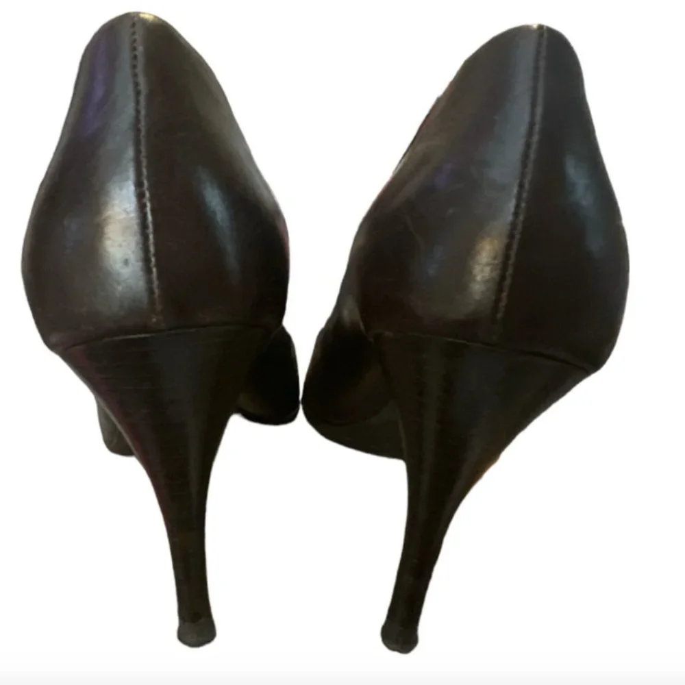 Louis Vuitton Brown Heels Size 36.5 - Picture 6 of 8